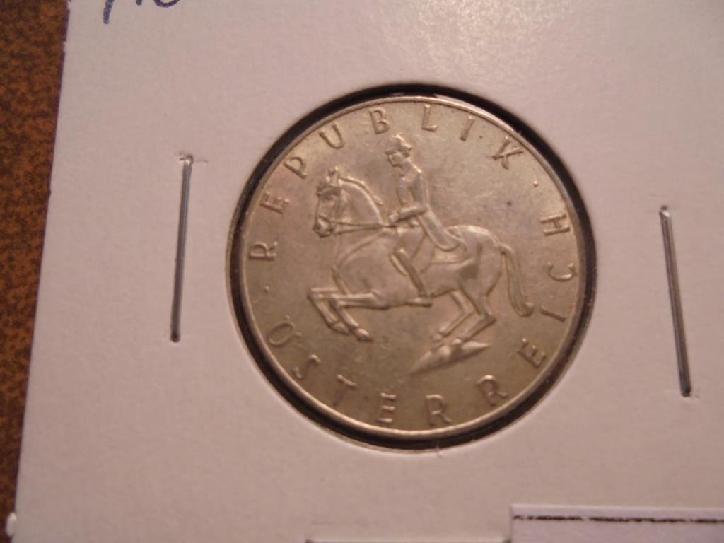 1960 AUSTRIA SILVER 5 SCHILLING (1 of 2)
