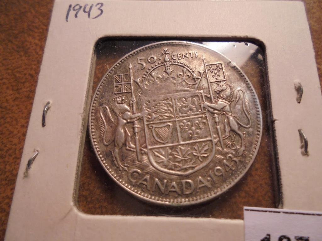 1943 CANADA SILVER 50 CENT (1 of 2)