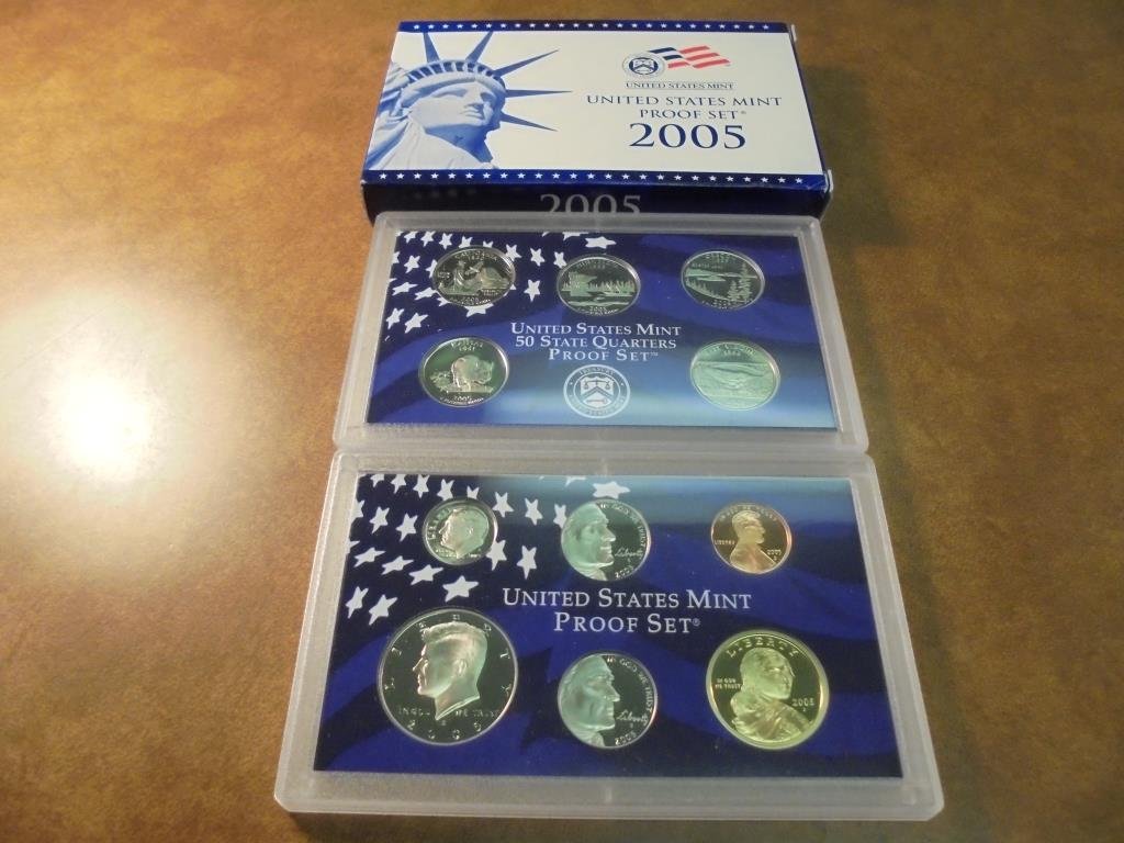 2005 US PROOF SET (WITH BOX) (1 of 2)