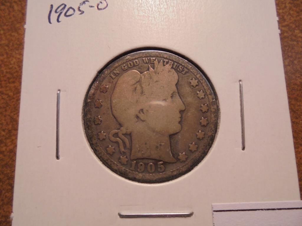 1905-O BARBER QUARTER (1 of 2)