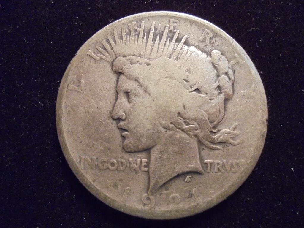 1921 PEACE SILVER DOLLAR KEY DATE (1 of 2)