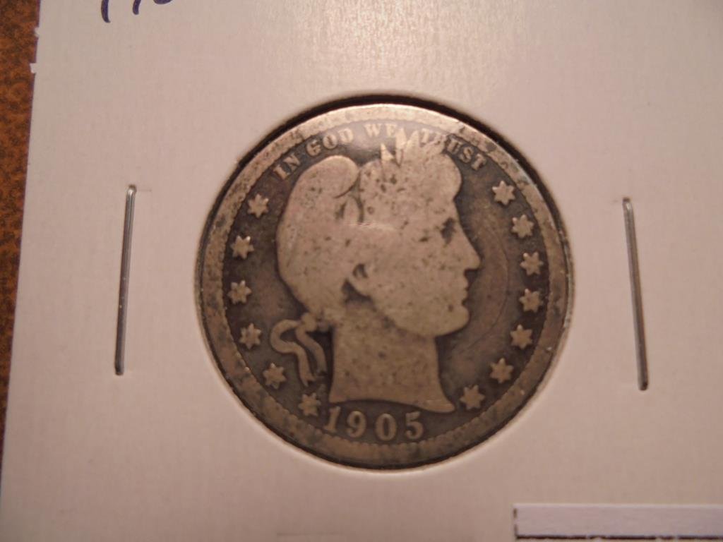 1905-O BARBER QUARTER (1 of 2)