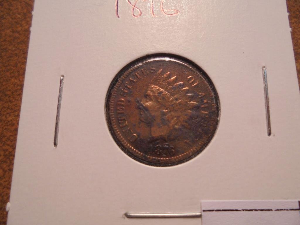 1876 INDIAN HEAD CENT (SEMI-KEY) (1 of 2)