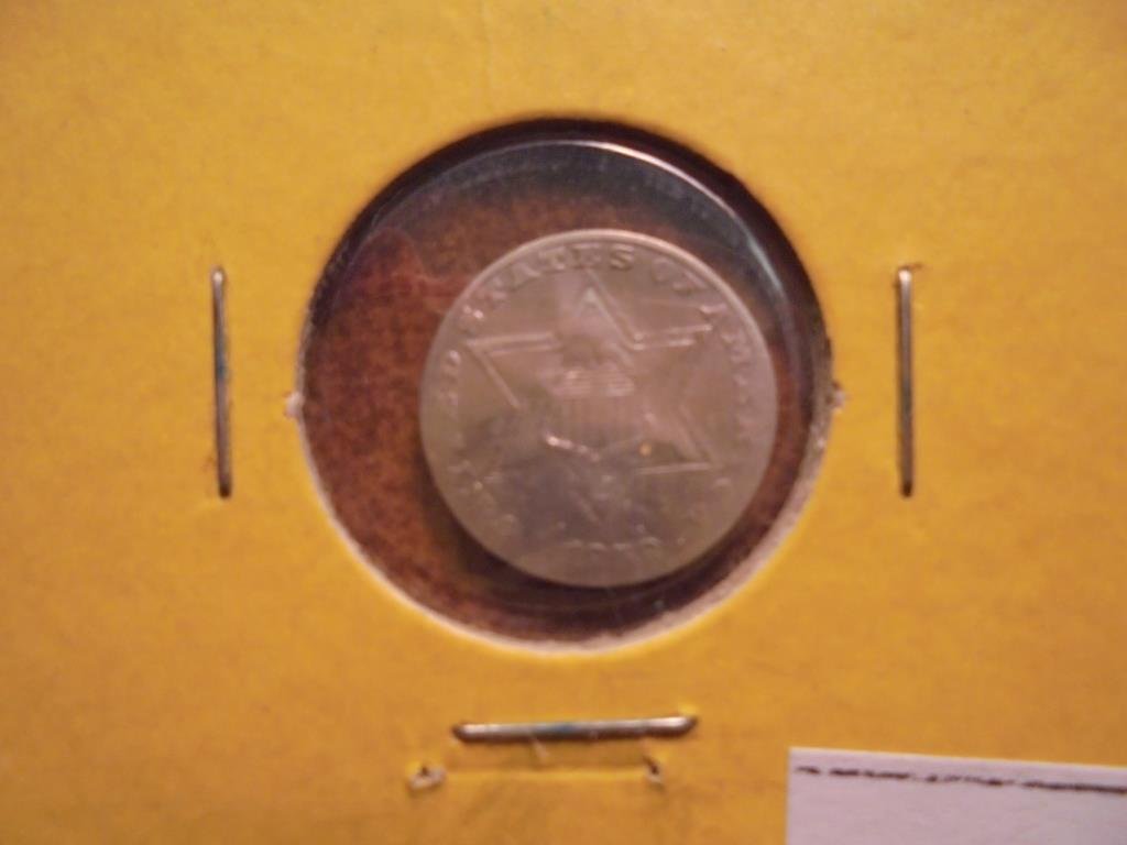 1858 THREE CENT PIECE (SILVER) (1 of 2)
