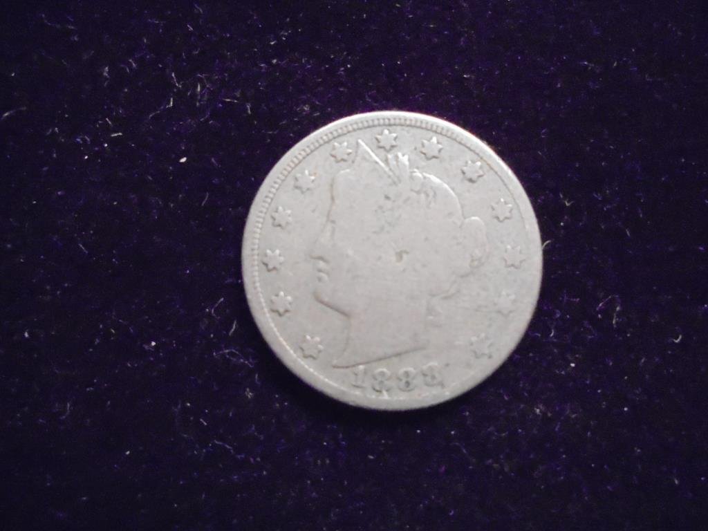 1888 LIBERTY "V" NICKEL (1 of 2)