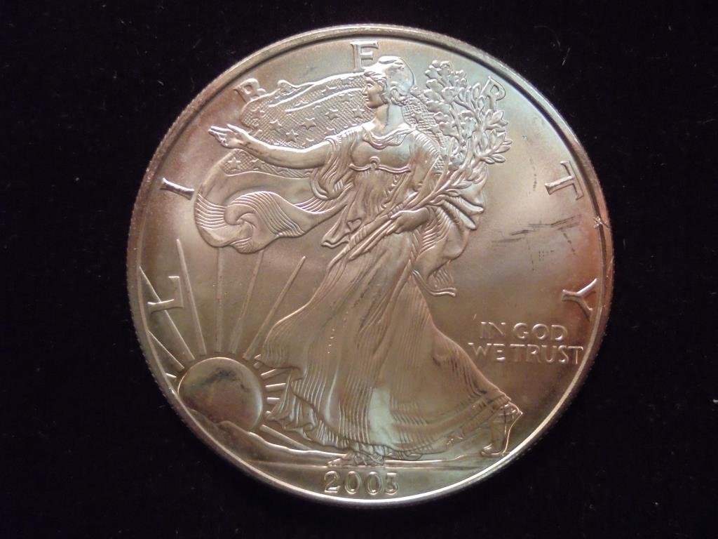 2003 AMERICAN SILVER EAGLE UNC (1 of 2)