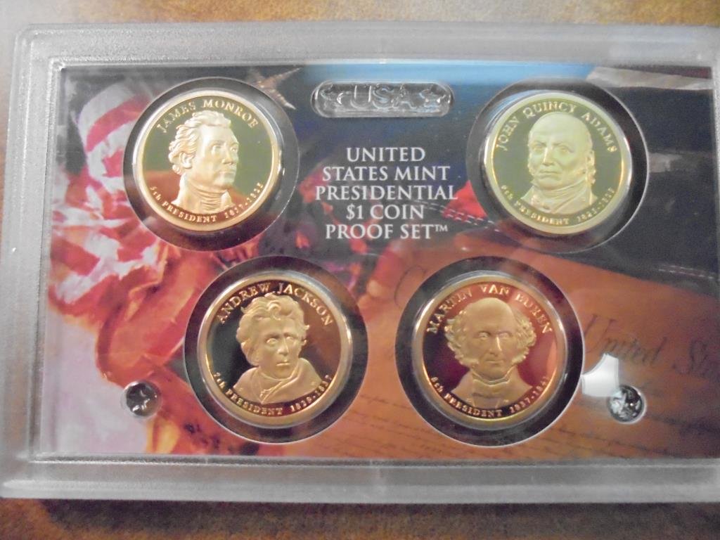 2008 US PRESIDENTIAL DOLLAR PROOF SET NO BOX (1 of 2)