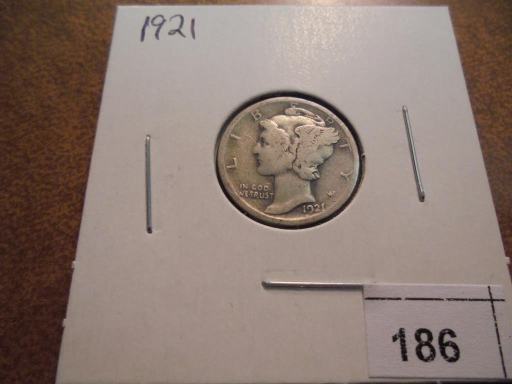 1921 MERCURY DIME KEY DATE (1 of 2)