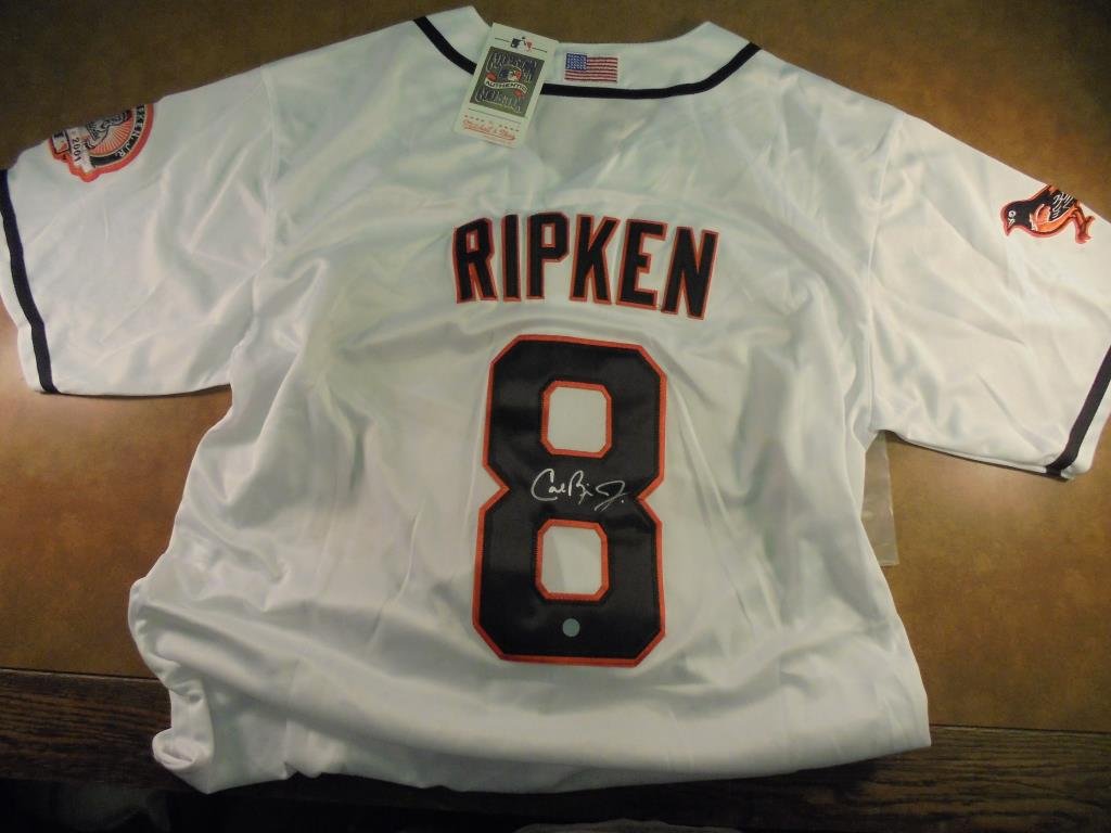 CAL RIPKEN JR. AUTOGRAPHED MITCHELL & NESS JERSEY (1 of 3)