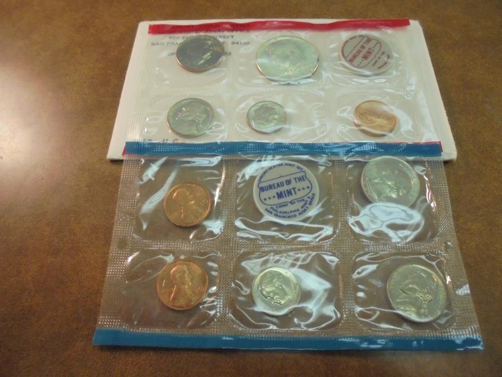 1969 US MINT SET (UNC) P/D/S (WITH ENVELOPE) (1 of 2)
