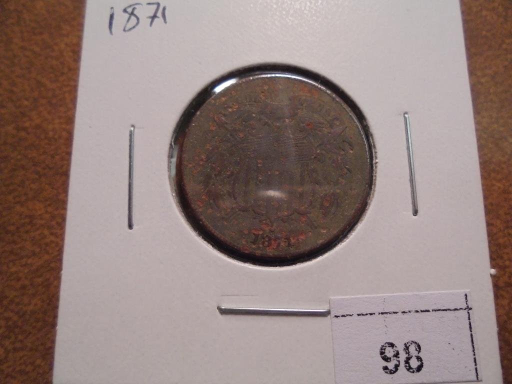 1871  US TWO CENT PIECE (1 of 2)