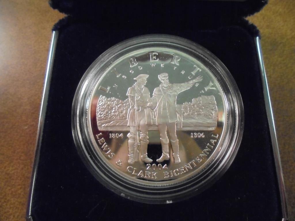 2004-P LEWIS & CLARK SILVER DOLLAR PROOF (1 of 2)