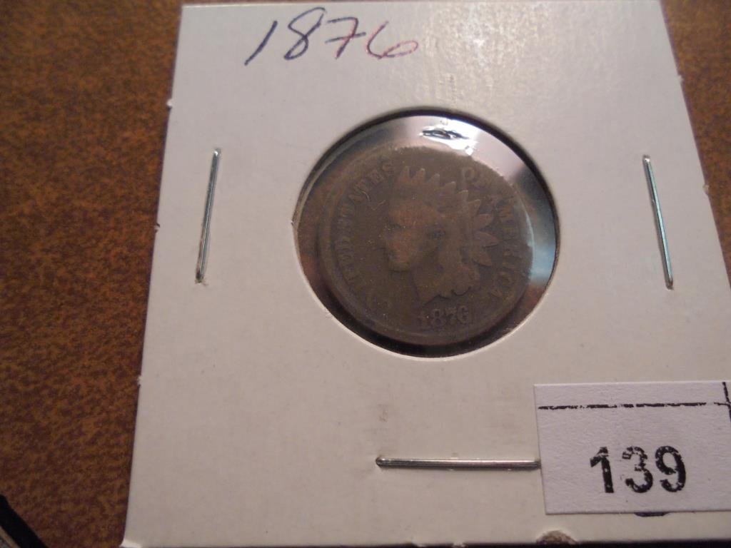 1876 INDIAN HEAD CENT (SEMI-KEY) (1 of 2)