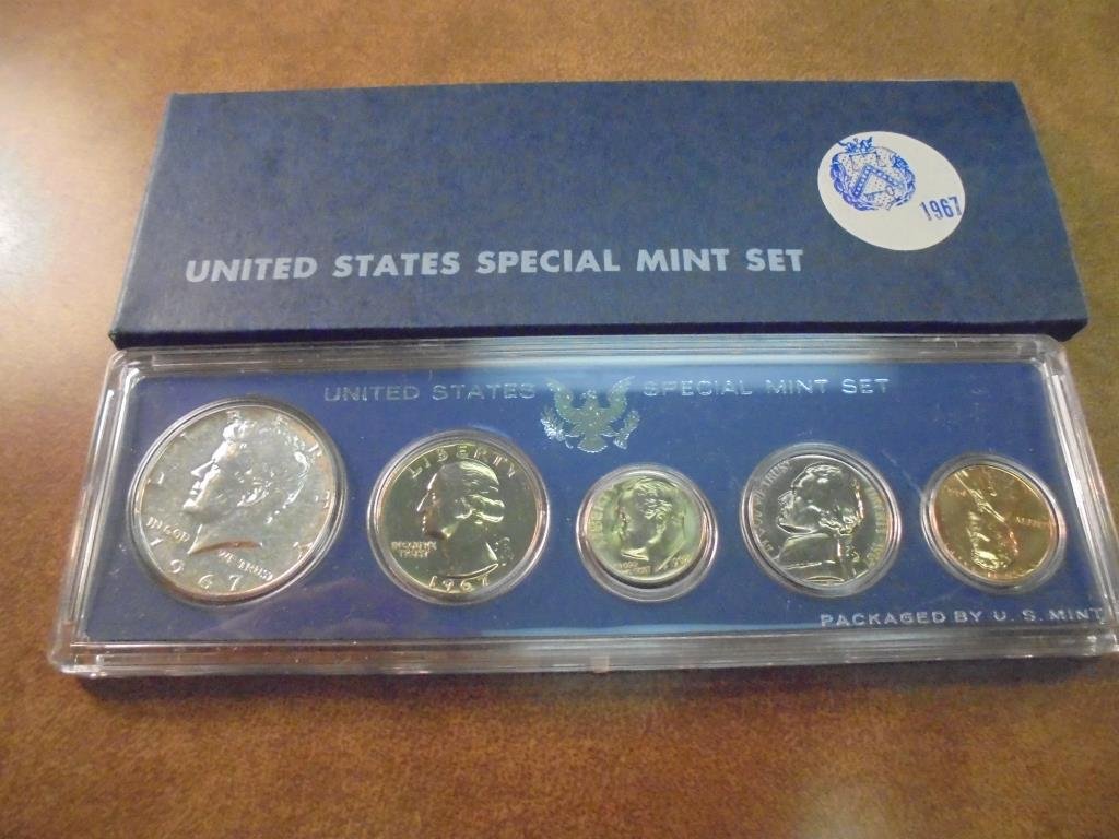 1967 US SPECIAL MINT SET WITH BOX (1 of 2)