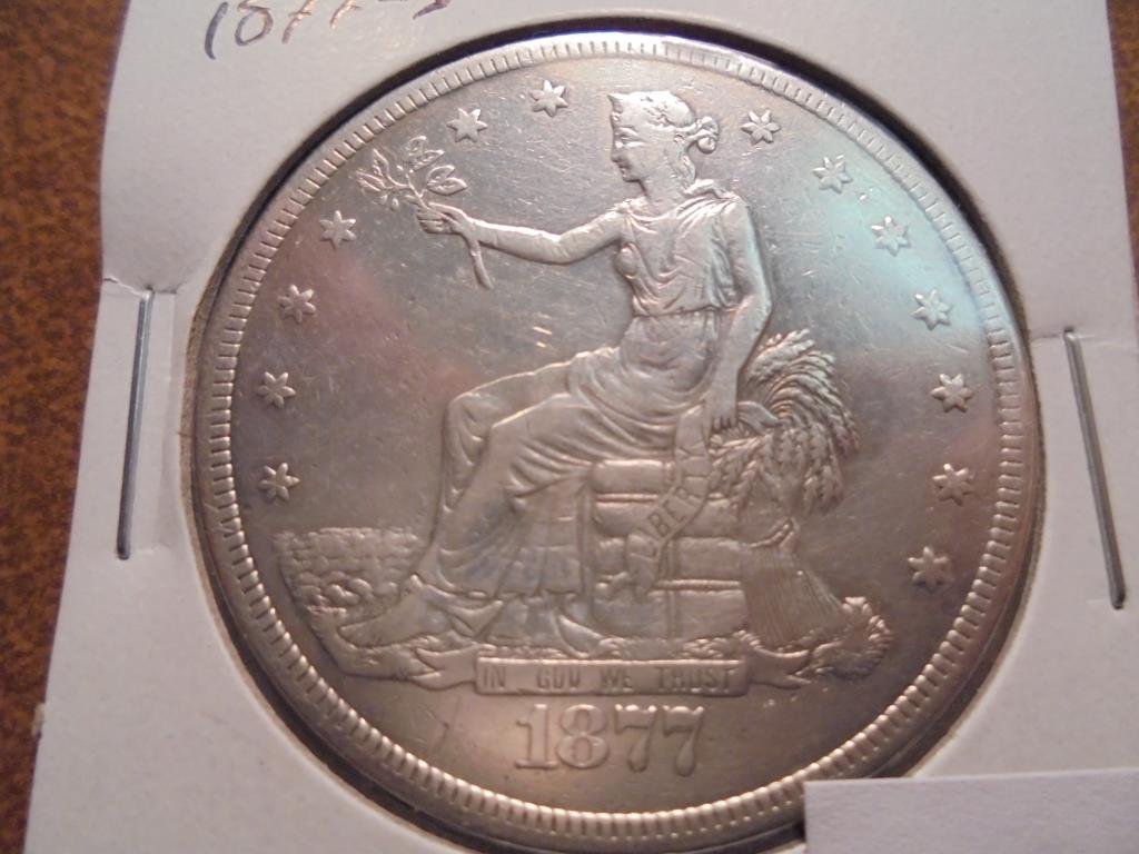 1877-S US TRADE DOLLAR (1 of 2)