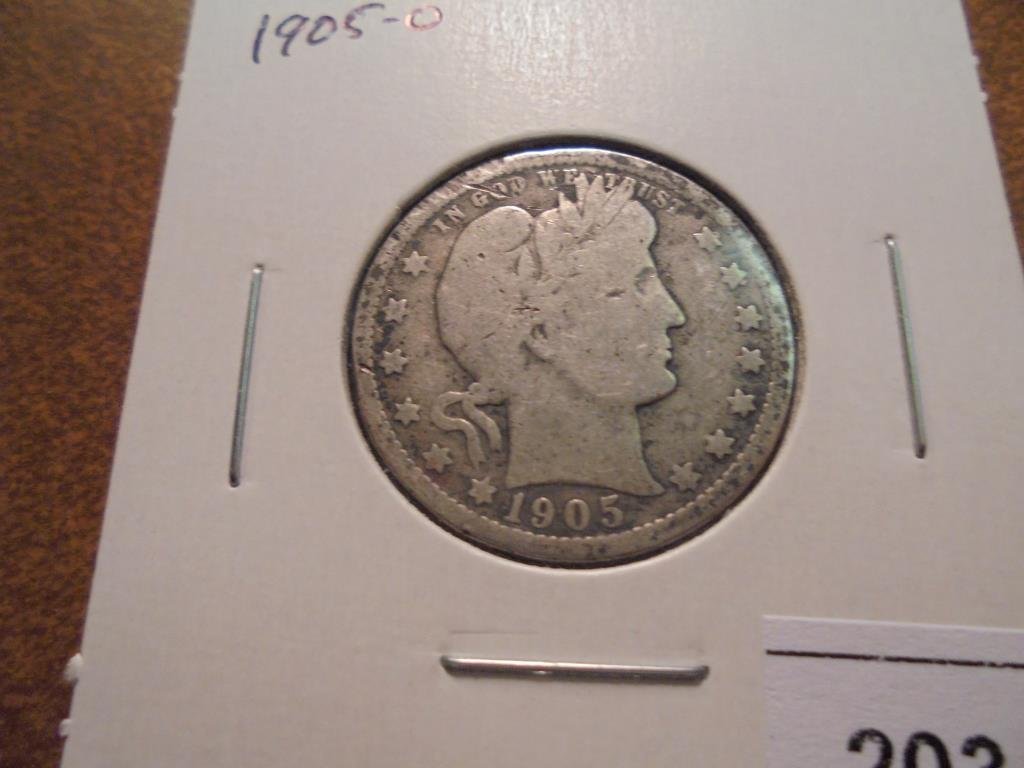 1905-O BARBER QUARTER (1 of 2)