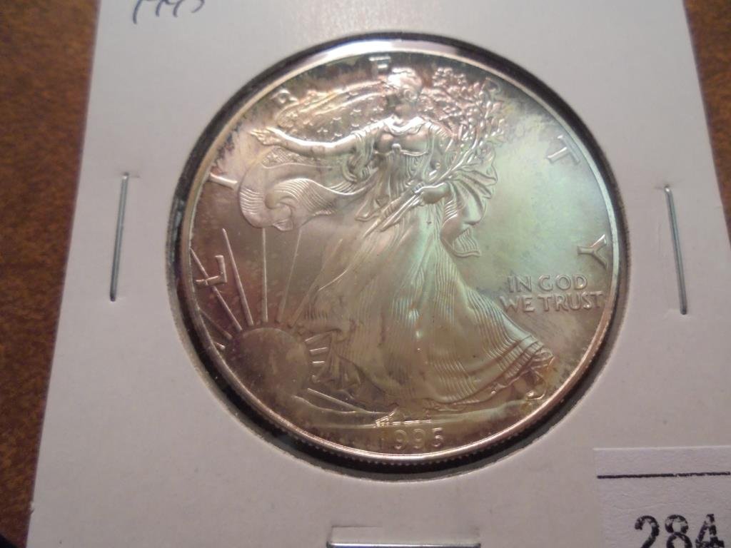 1995 AMERICAN SILVER EAGLE UNC (1 of 2)