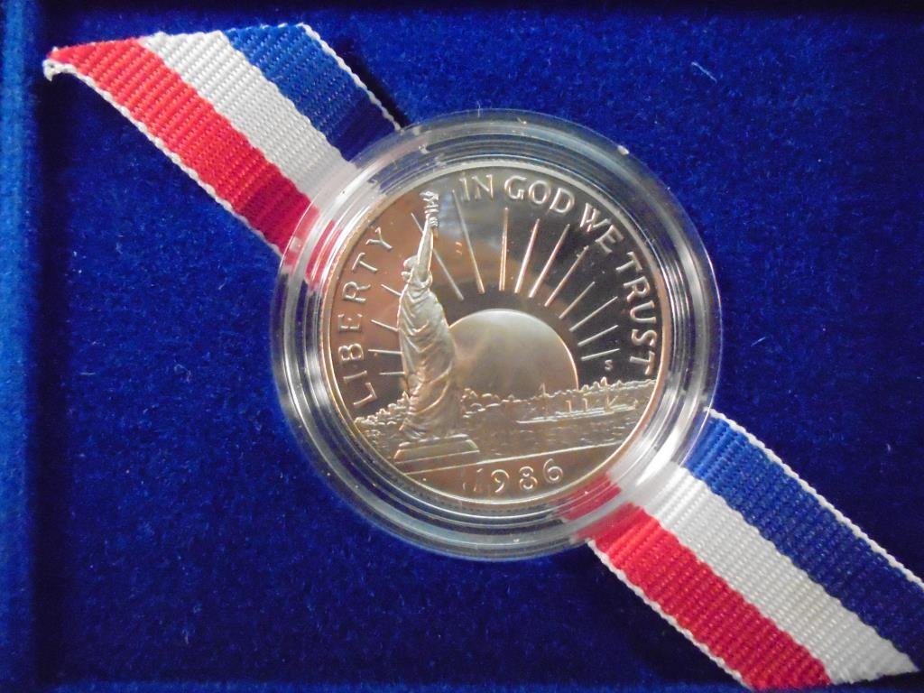 1986-S STATUE OF LIBERTY PROOF HALF DOLLAR (1 of 2)