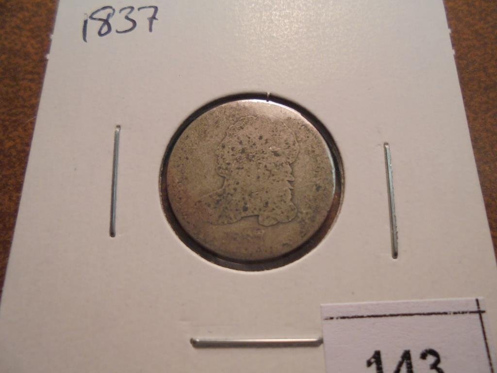 1837 CAPPED BUST DIME (1 of 2)