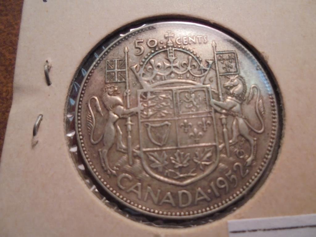 1952 CANADA SILVER 50 CENT (1 of 2)