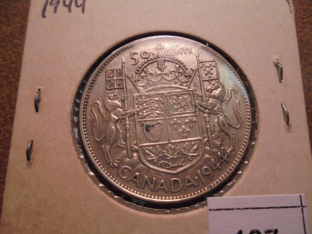 1944 CANADA SILVER 50 CENT (1 of 2)