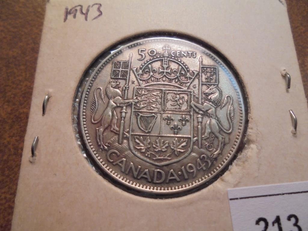 1943 CANADA SILVER 50 CENT (1 of 2)
