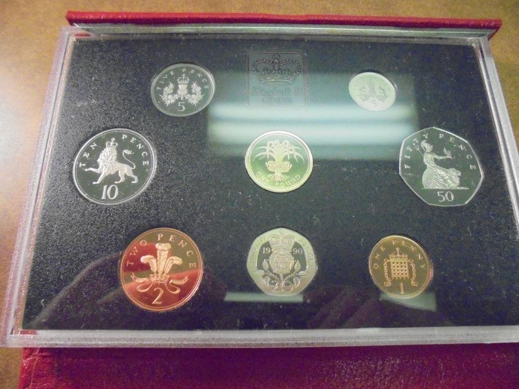 1990 UNITED KINGDOM PROOF COIN COLLECTION (1 of 2)