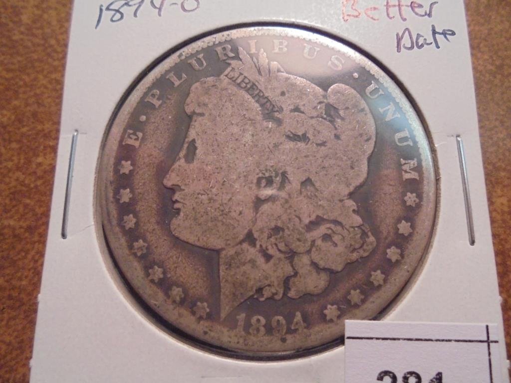 1894-O MORGAN SILVER DOLLAR BETTER DATE (1 of 2)