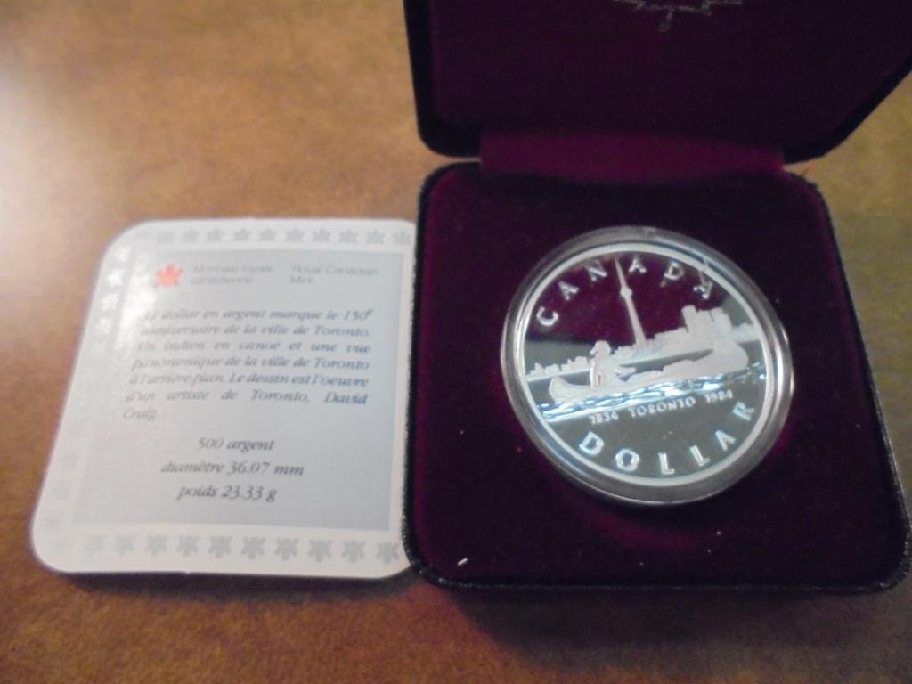 1984 CANADA TORONTO SILVER DOLLAR PROOF (1 of 2)