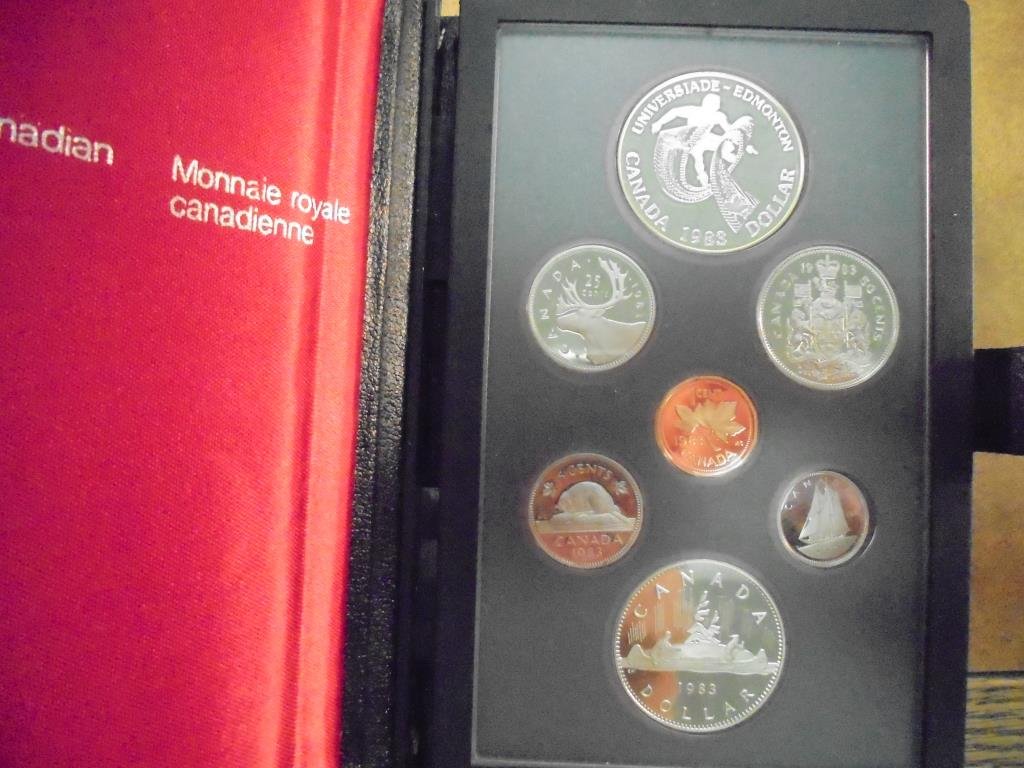 1983 CANADA DOUBLE DOLLAR PROOF SET EDMONTON (1 of 2)
