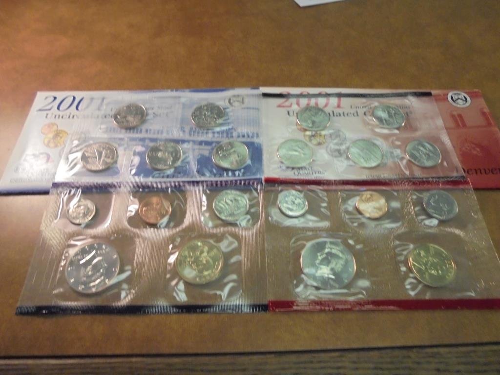 2002 US MINT SET (UNC) P/D (WITH ENVELOPE) (1 of 2)