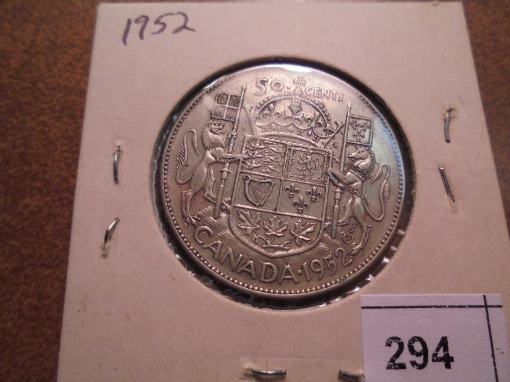 1952 CANADA SILVER 50 CENT (1 of 2)