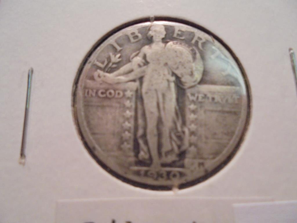 1930 STANDING LIBERTY QUARTER: You must call or email us with your credit card number directly