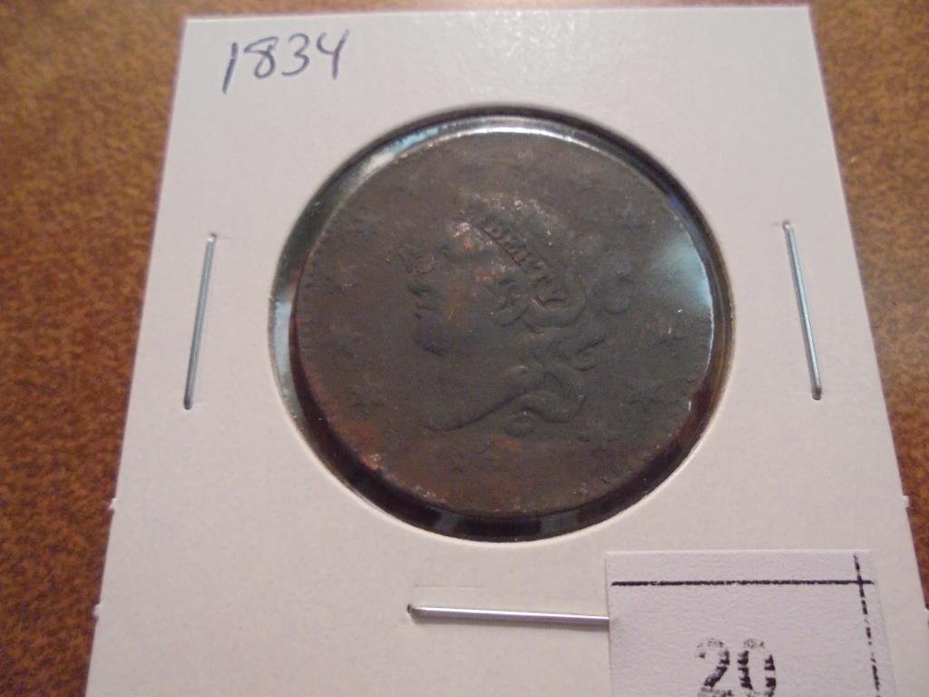 1834 US LARGE CENT (1 of 2)