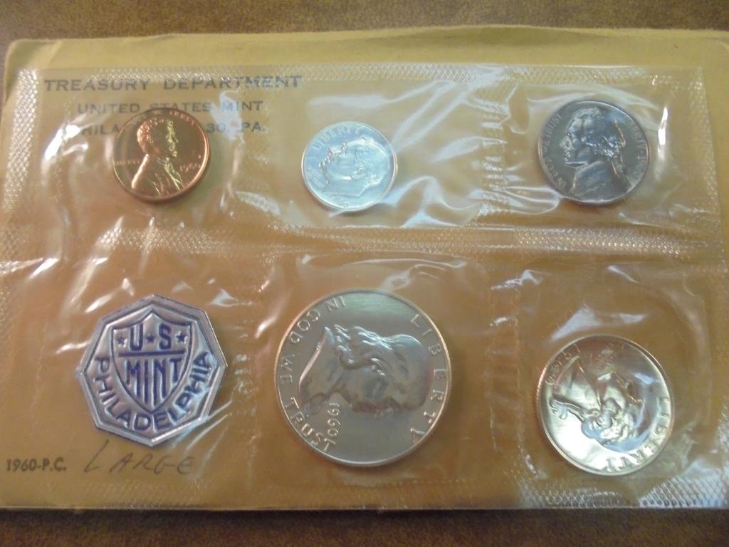 1960 (LARGE DATE) US SILVER PROOF SET (1 of 2)