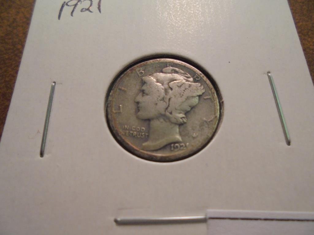 1921 MERCURY DIME KEY DATE (1 of 2)