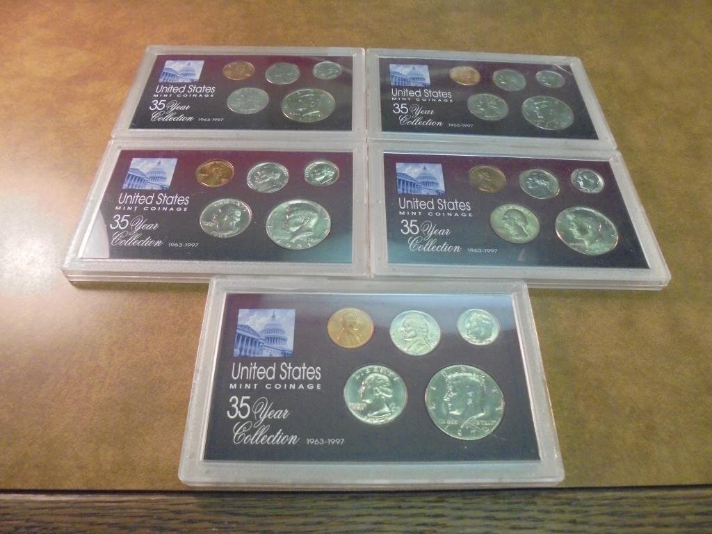 1972,79,81,95 & 96 UNC US YEAR SETS (1 of 2)