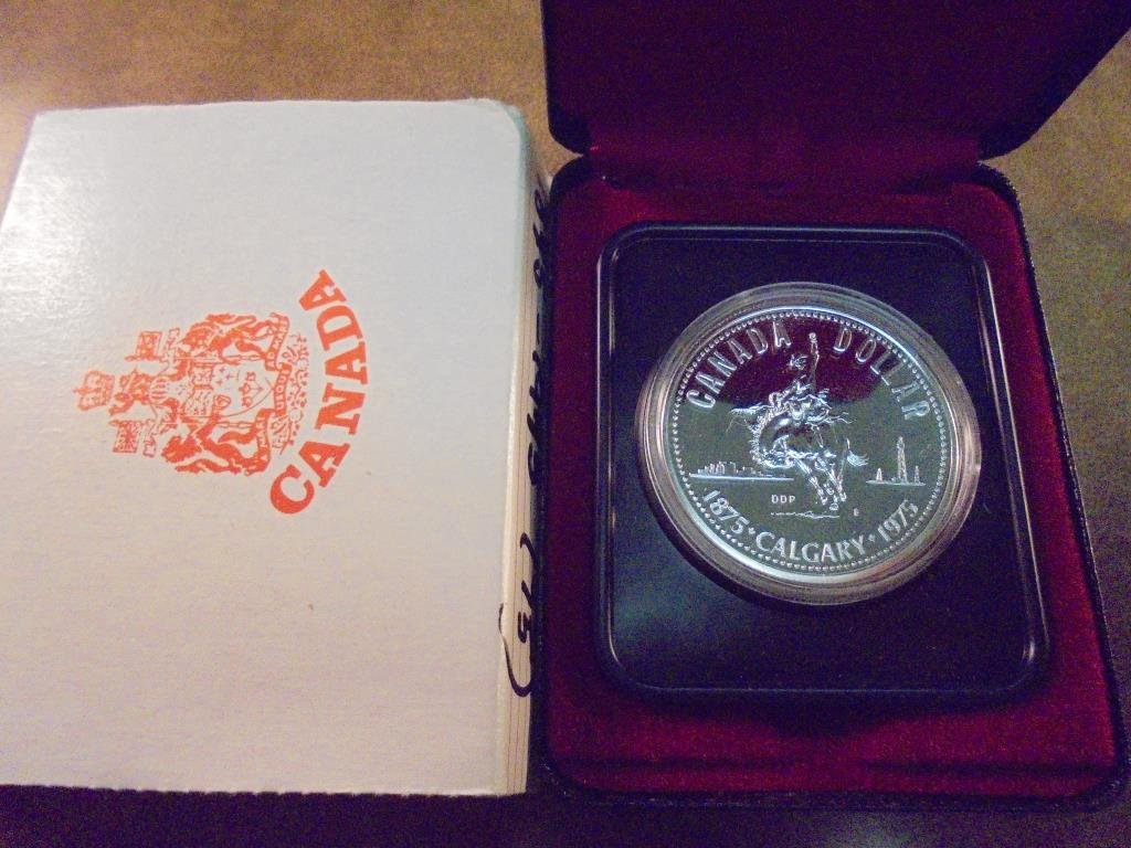 1975 CANADA CALGARY SILVER DOLLAR PROOF (1 of 2)