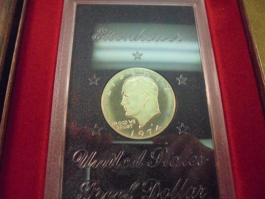 1974-S IKE SILVER DOLLAR PROOF (BROWN PACK) (1 of 3)
