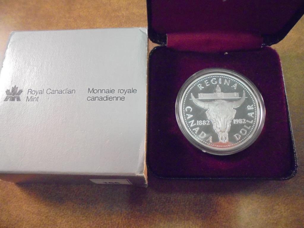 1982 CANADA REGINA SILVER DOLLAR PROOF (1 of 2)