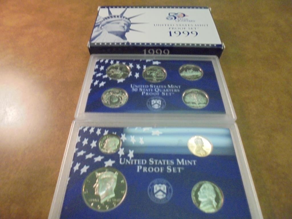 1999 US PROOF SET (WITH BOX) (1 of 2)