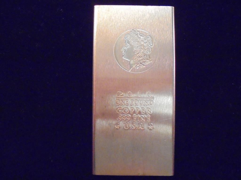 1 POUND .999 FINE COPPER BAR (1 of 2)