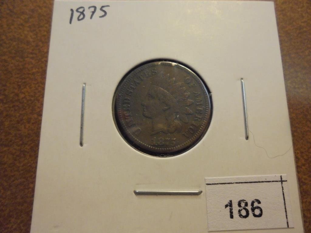 1875 INDIAN HEAD CENT (FINE) (1 of 2)