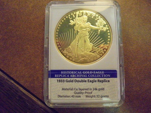 1933 Gold Double Eagle Replica Proof Aug 08 2016 Bidalot Coin Auction In Mn