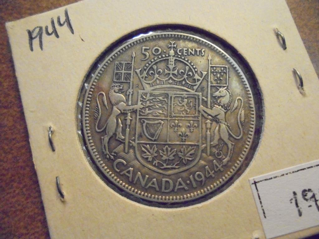 1944 CANADA SILVER 50 CENT (1 of 2)