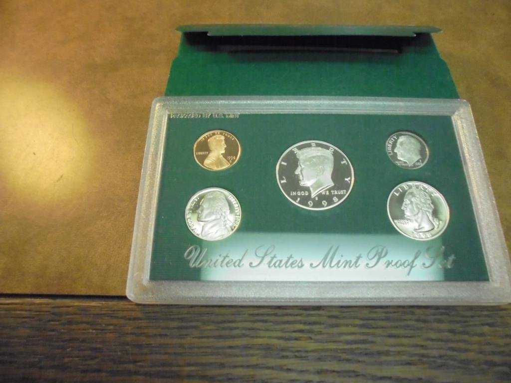 1998 US PROOF SET (WITH BOX) (1 of 2)