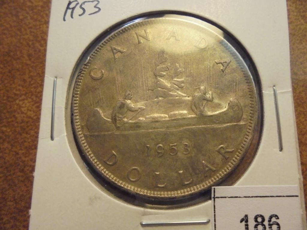 1953 CANADA SILVER DOLLAR (1 of 2)