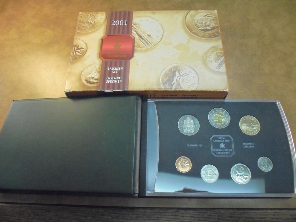 2001 CANADA SPECIMEN SET ORIGINAL MINT PACKAGING (1 of 4)