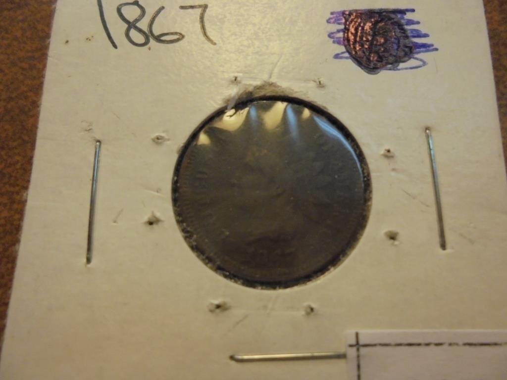 1867 INDIAN HEAD CENT KEY DATE (1 of 2)