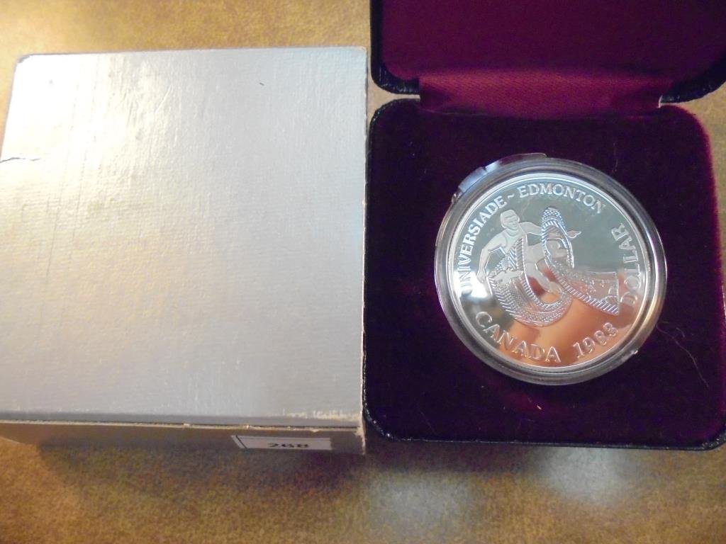 1983 CANADA EDMONTON SILVER DOLLAR PROOF (1 of 2)